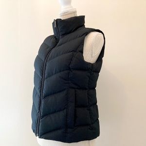 Land’s End, down puffer vest, Size xs/p, black